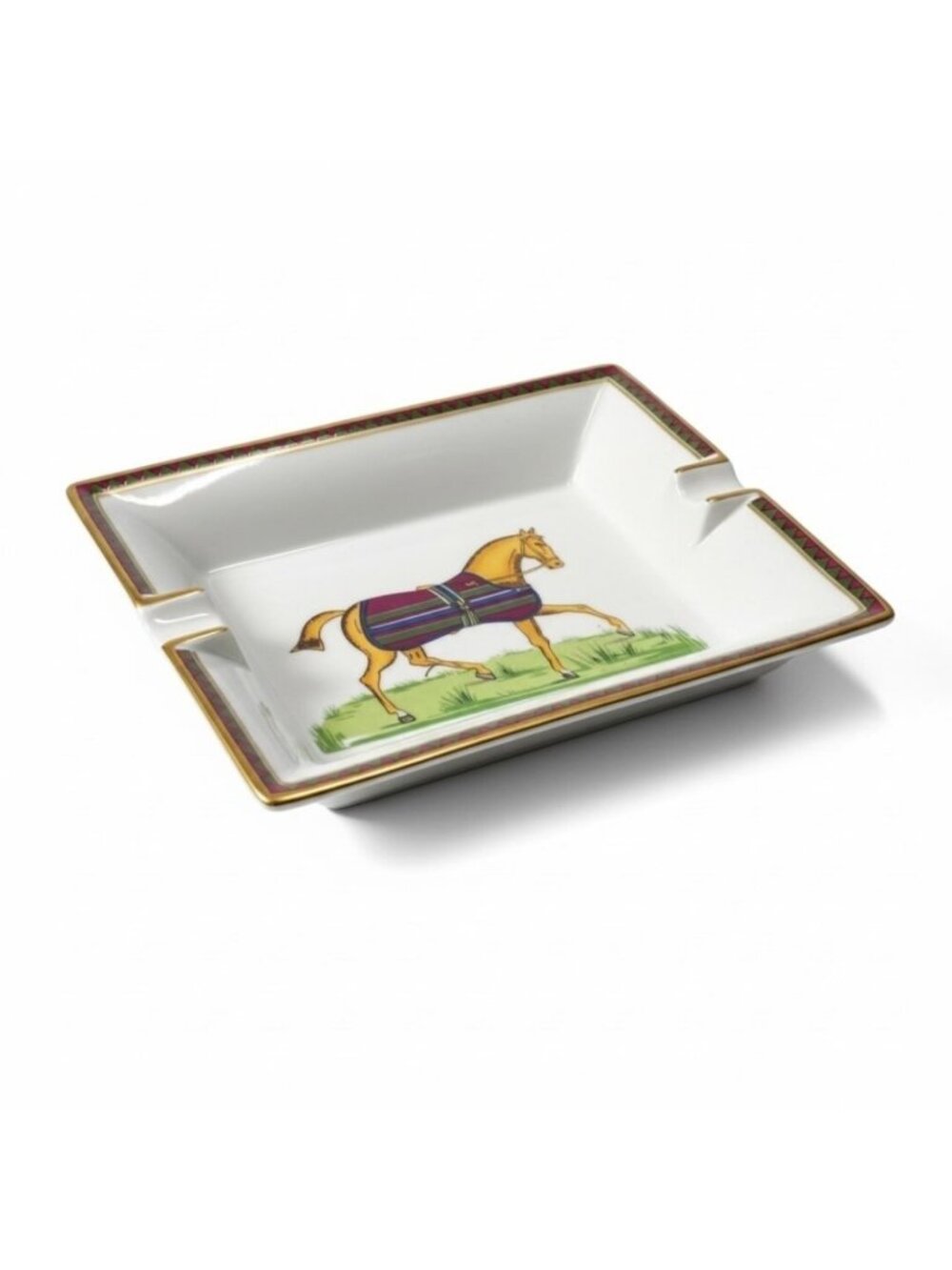 Hermes Cigar Ashtray Horse Ceramic